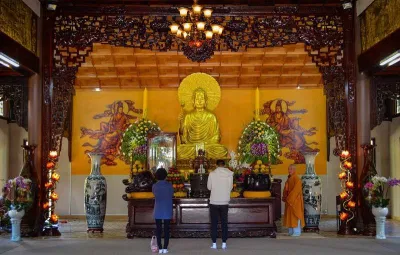 Bên trong thiêng viện trúc lâm Đà Lạt ( nguồn: Internet )