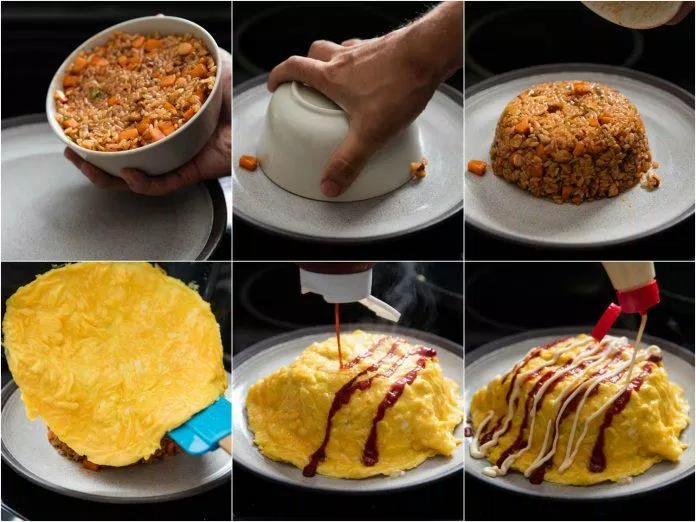 Cơm chiên trứng Omurice phong cách biến tấu hiện đại (Nguồn: Internet)