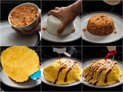 Cơm chiên trứng Omurice phong cách biến tấu hiện đại (Nguồn: Internet)