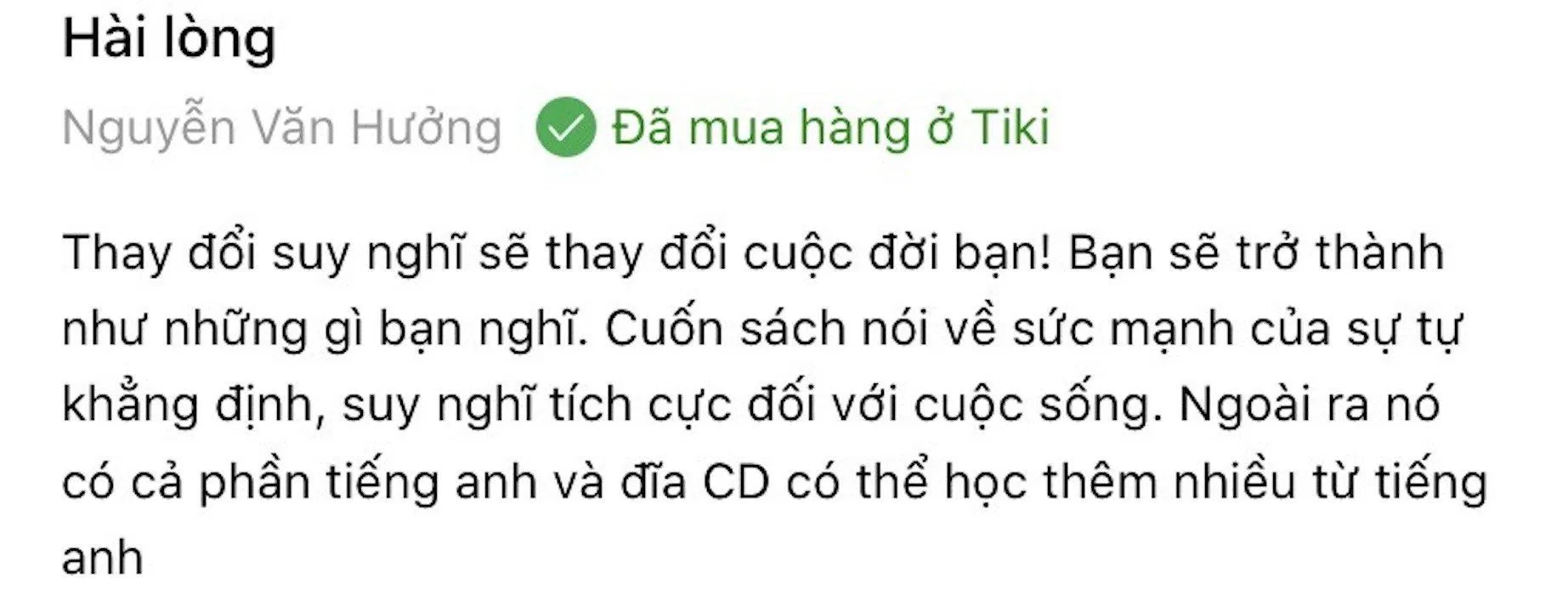 Bạn Nguyễn Văn Hường có thể học tiếng anh thông qua cuốn sách này. (Nguồn: Tiki.vn)