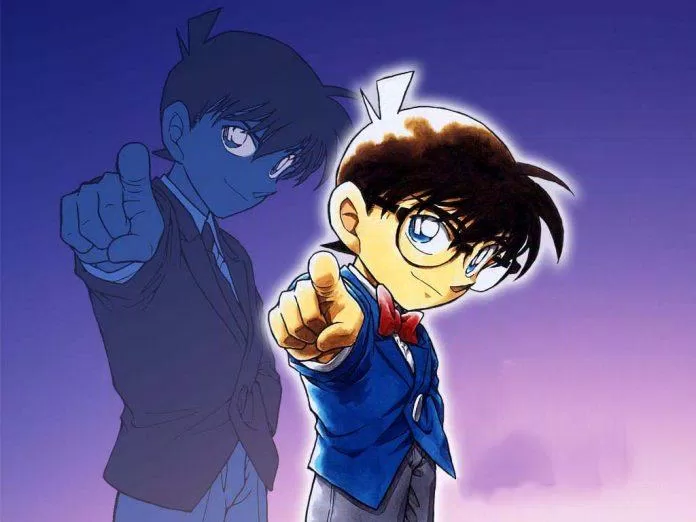 Shinichi trong hình dạng cậu bé Edogawa Conan (ảnh: internet)