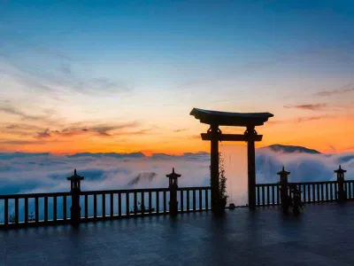 Cổng trời Đà Lạt đẹp tựa chốn bồng lai tiên cảnh ( nguồn: Internet )