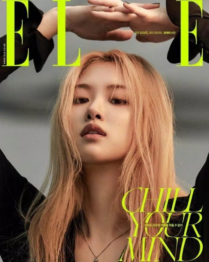 Rosé cover 1 trên ELLE Hàn Quốc 7/2020