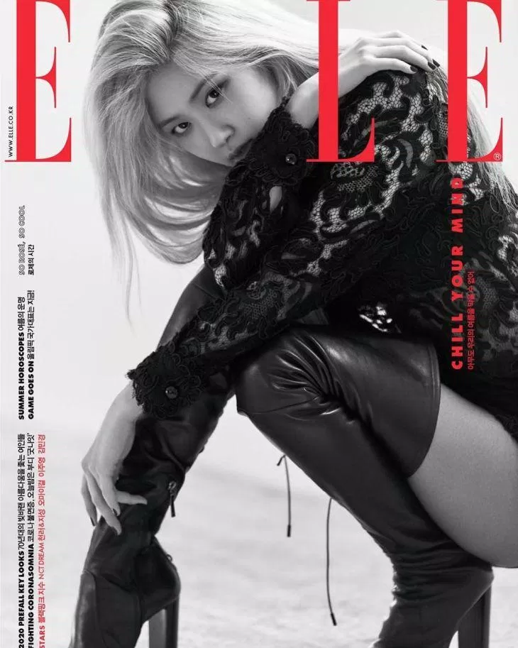 Rosé cover 2 trên ELLE Hàn Quốc 7/2020