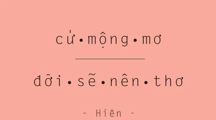 Bìa cuốn sách Cứ Mộng Mơ Đời Sẽ Nên Thơ. (Ảnh: Internet)