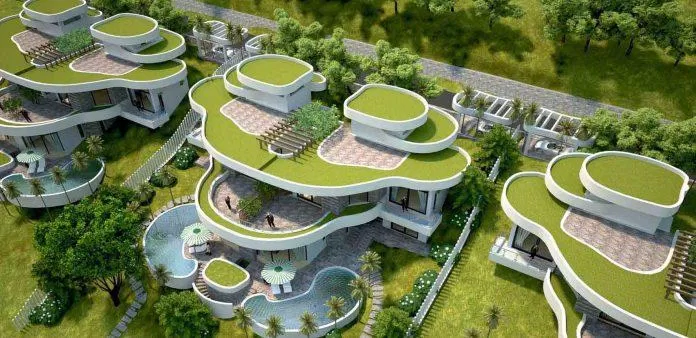 Hình ảnh tổng quan của dự án Ivory Villas & Resort (Ảnh: Internet)