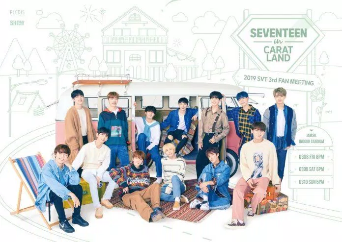 Fan meeting "SEVENTEEN IN CARATLAND" thu hút 21.000 khán giả (Nguồn: Internet)
