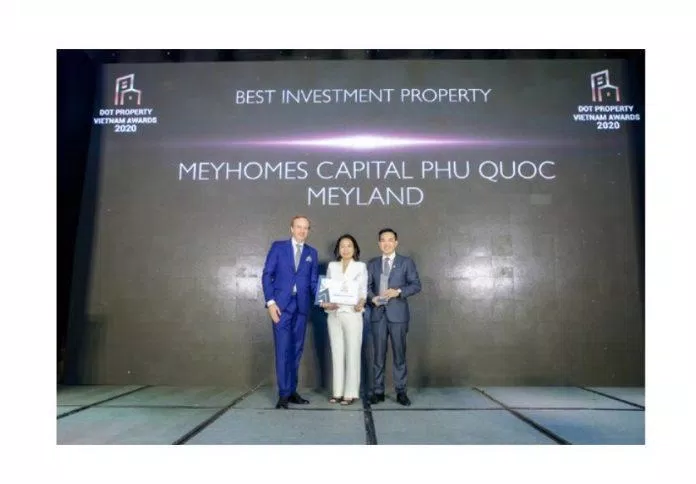 Giải thưởng danh giá Meyland nhận cho Meyhomes Capital Phú Quốc (Ảnh: Internet)