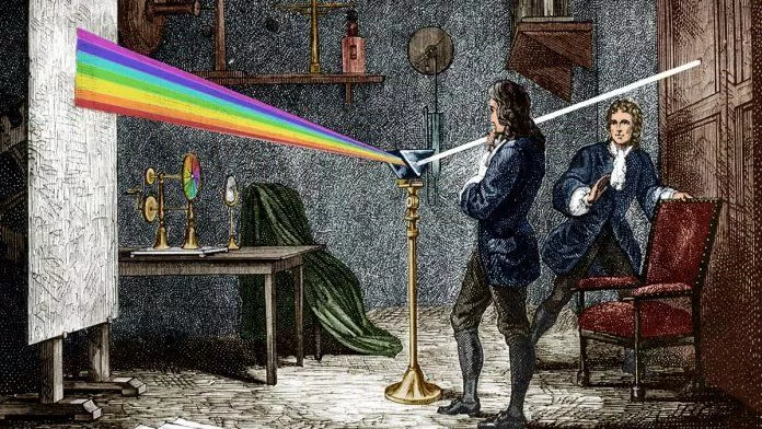 Issac Newton là người đã phát hiện ra tổ hợp 7 màu cầu vồng của ánh sáng. (Nguồn: Internet)
