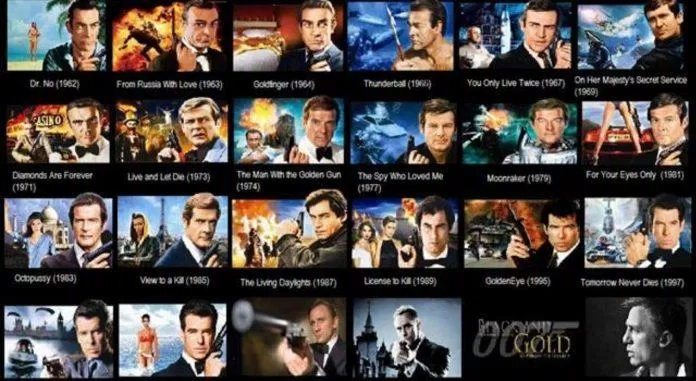 Phim về điệp viên 007(nguồn internet)