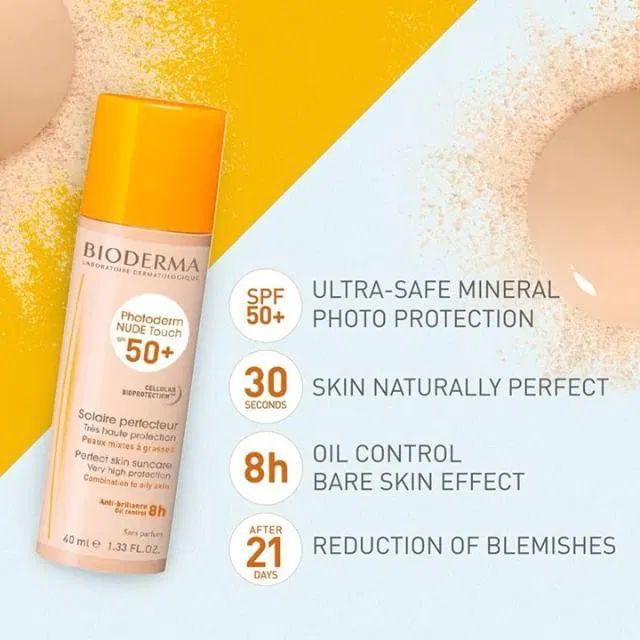 Kem chống nắng cho da dầu Bioderma Photoderm Nude Touch SPF 50 (ảnh: nguồn Internet)