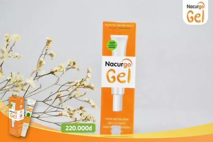 Nacurgo Gel - sản phẩm trị mụn cho hiệu quả thực tế vượt trội. (Ảnh: Internet)