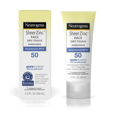Kem chống nắng Neutrogena Sheer Zinc Dry-Touch Broad Spectrum SPF 50 (ảnh: Internet)