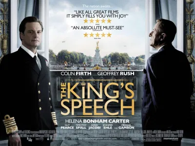 Poster phim Diễn Văn Của Nhà Vua. (Ảnh: Internet)