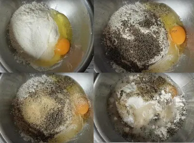 Làm lớp bột áo gà (Ảnh: Cultured Cuisine) Làm lớp bột áo gà (Ảnh: Cultured Cuisine)