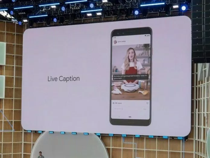 Live Captions là một chức năng thêm phụ đề vào video hoặc những gì liên quan đến âm thanh. (Nguồn: Internet)