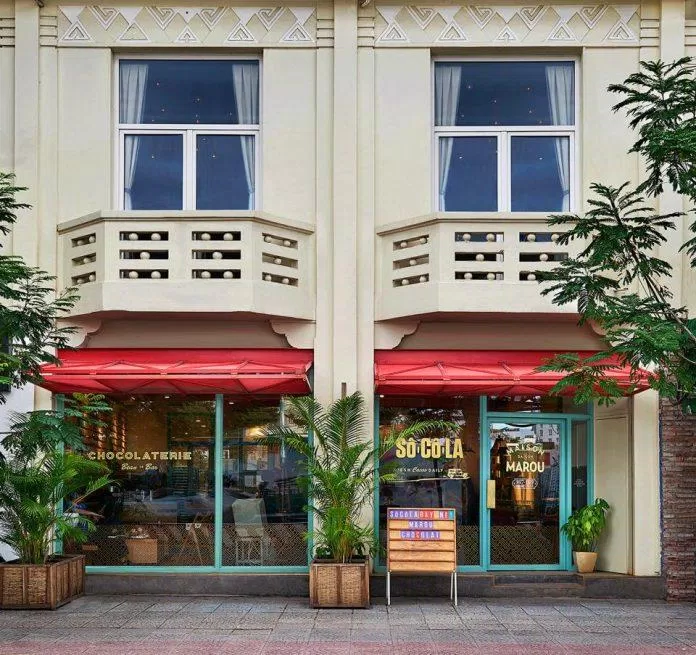 Cửa hàng có thiết kế độc đáo và sang trọng (Nguồn: Facebook Maison Marou Saigon)