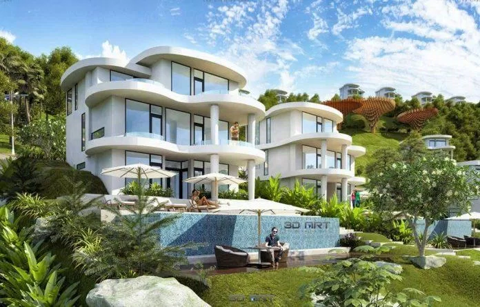 Hình ảnh "đẹp như mơ" của mẫu sản phẩm biệt thự nghĩ dưỡng tại Ivory Villas & Resort (Ảnh: Internet)