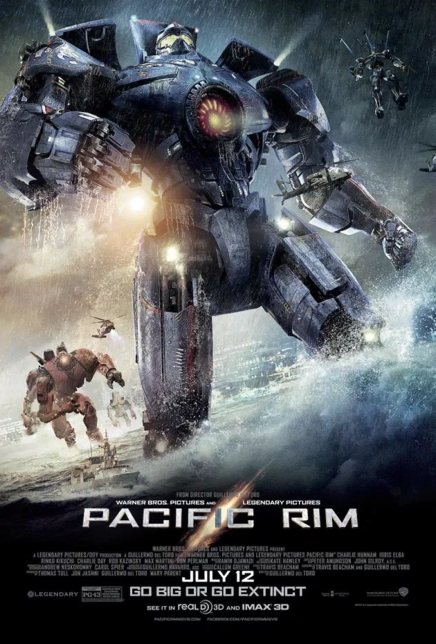 Poster phim Pacific Rim (Nguồn: Internet).