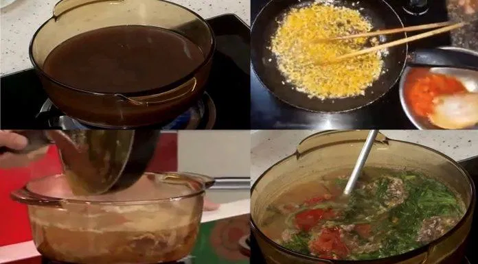 Nấu canh (Ảnh: Internet)