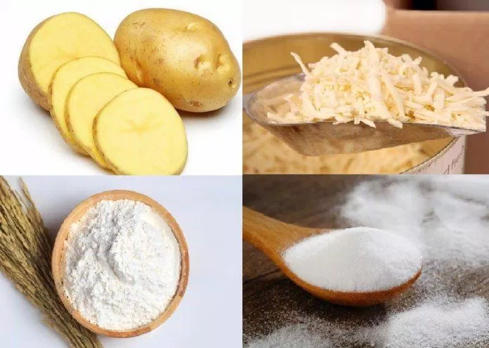 Nguyên liệu để làm bánh khoai tây nhân phô mai (Nguồn: Internet)