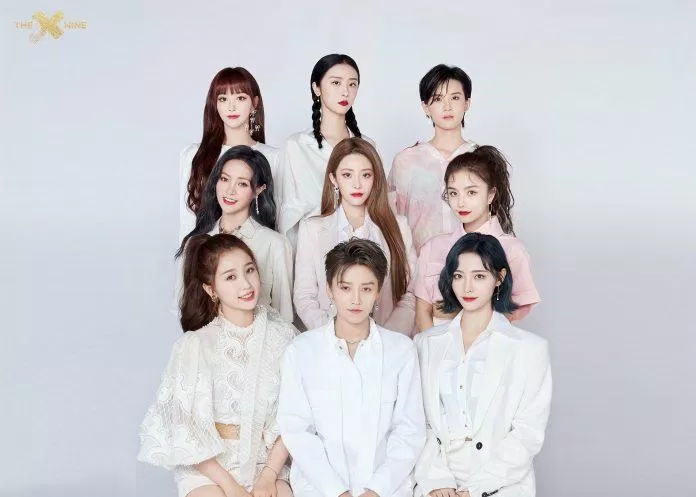 9 thành viên của nhóm nhạc nữ THE9 (Ảnh: Internet)