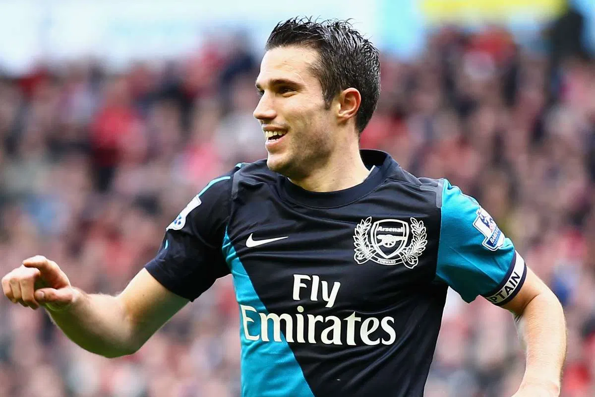 Persie thuở còn khoác áo Pháo thủ (Nguồn : Internet).