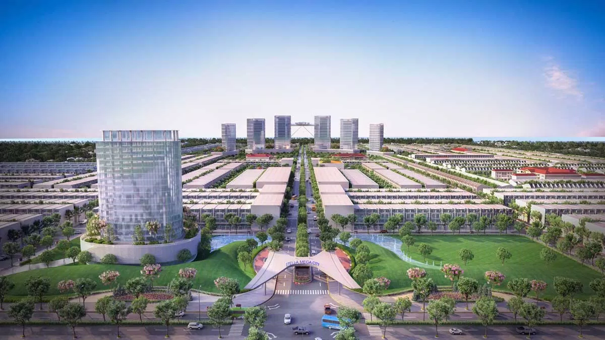 Phối cảnh sinh động của dự án Stella Mega City (Ảnh: Internet)