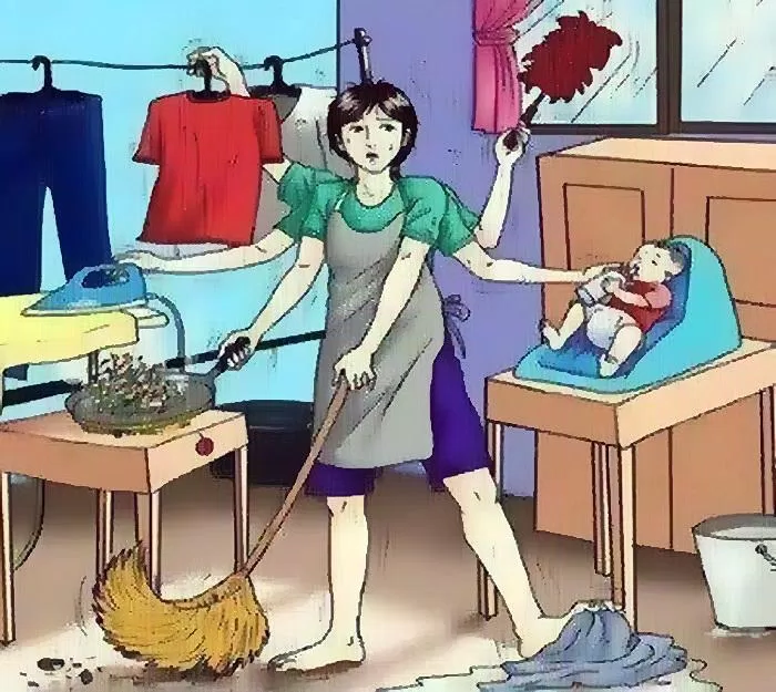 Phụ nữ làm việc rất chăm chỉ sau khi kết hôn