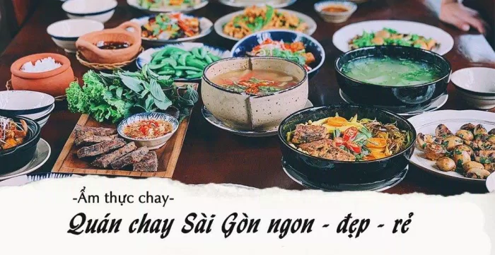 Các quán chay Sài Gòn ngon, nổi tiếng. (Ảnh: Internet)