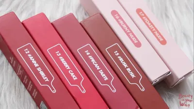 Vỏ hộp giấy của bộ sưu tập son Romand Zero Velvet Tint phiên bản mới. (nguồn: Internet)