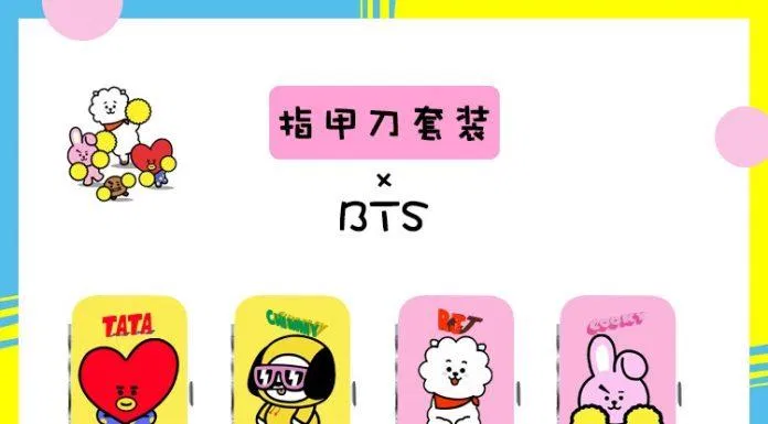 Bộ làm móng dành cho fan BTS (Nguồn: Internet)
