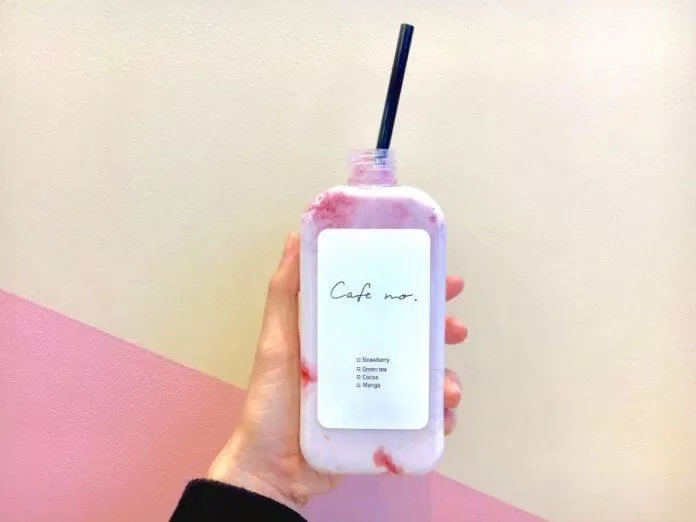 Sữa dâu là thức uống đặc trưng của Cafe No. (Ảnh: Internet) Sữa dâu là thức uống đặc trưng của Cafe No. (Ảnh: Internet)