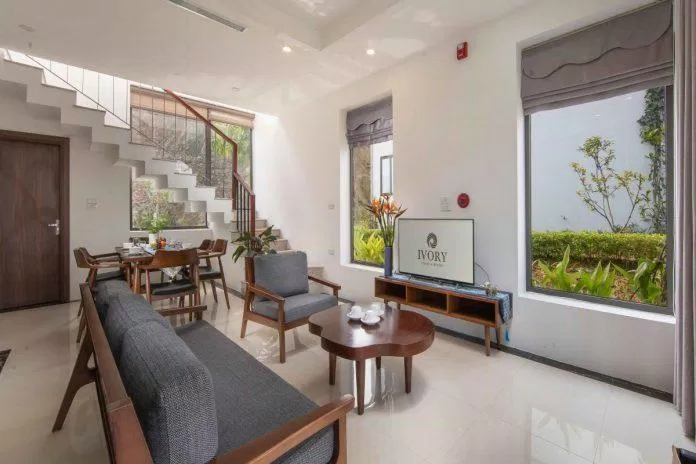 Nội thất đơn giản nhưng sang trọng tại Ivory Villas & Resort (Ảnh: Internet)