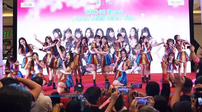 Nhóm đi theo mô hình "Idol you can meet" (thần tượng mà bạn có thể gặp mặt). (Nguồn: Internet) Nhóm đi theo mô hình "Idol you can meet" (thần tượng mà bạn có thể gặp mặt). (Nguồn: Internet)