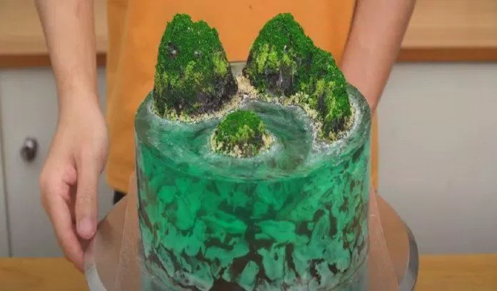 Cách làm bánh thạch đại dương (Ocean Jelly Cake) độc lạ cực hot bánh thạch đại dương bánh thạch đảo cách làm cách làm bánh Cách làm bánh thạch đại dương dinh dưỡng học làm bánh tại nhà làm bánh nguyên liệu Sổ tay học nấu ăn