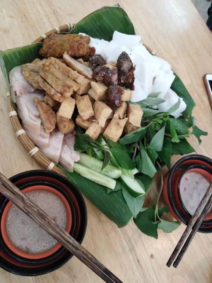 Bún đậu mắm tôm Chí Phèo tại Bình Thạnh đúng chuẩn Hà Nội (Nguồn: Facebook Bún Đậu Mắm Tôm Chí Phèo)