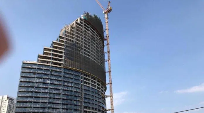 Các tòa của Sunshine Diamond River đang xây dựng tốt (Ảnh: Internet)