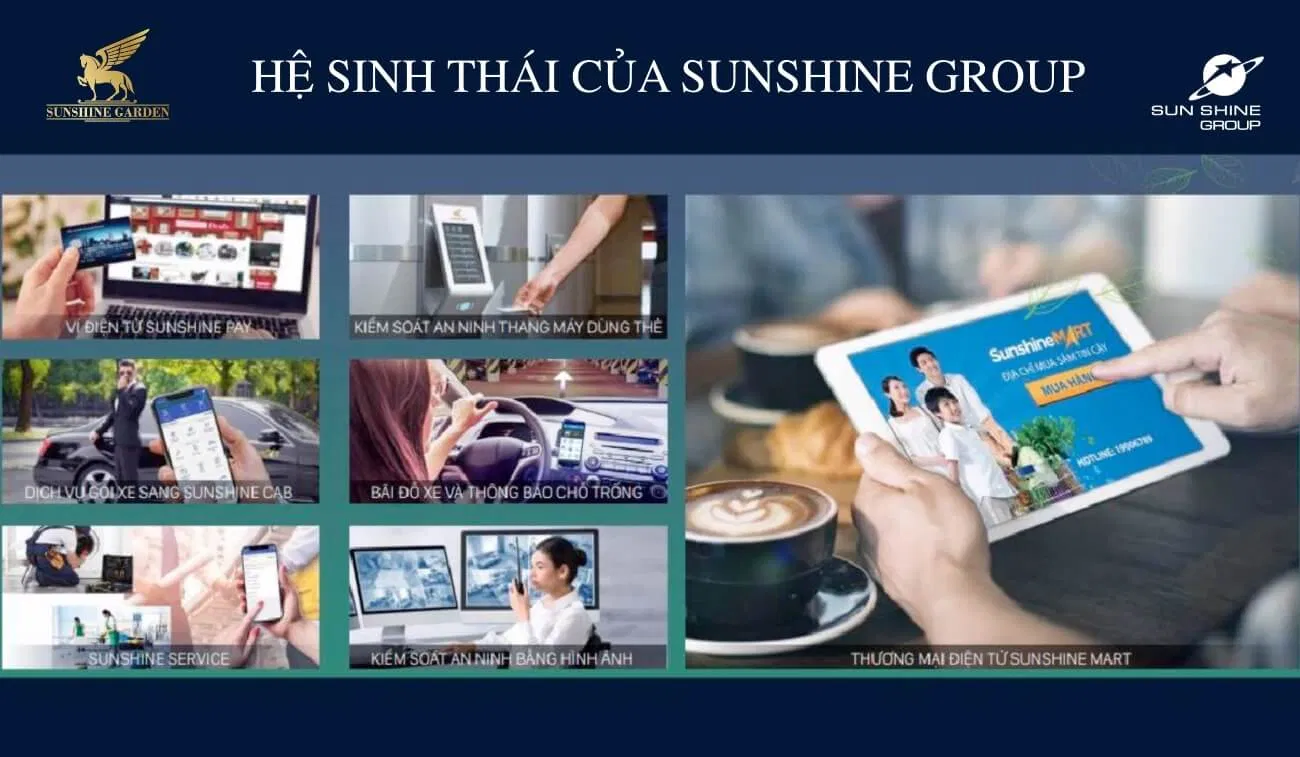 Công nghệ 4.0 trong dự án Sunshine Garden (Ảnh: Internet)