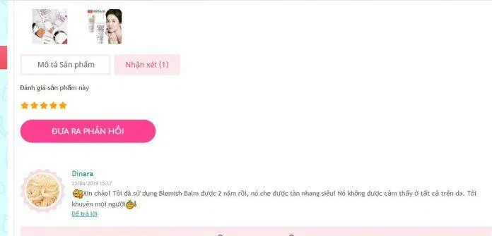 Đánh giá của khách hàng trên trang bb-mania.kz (ảnh: BlogAnChoi).