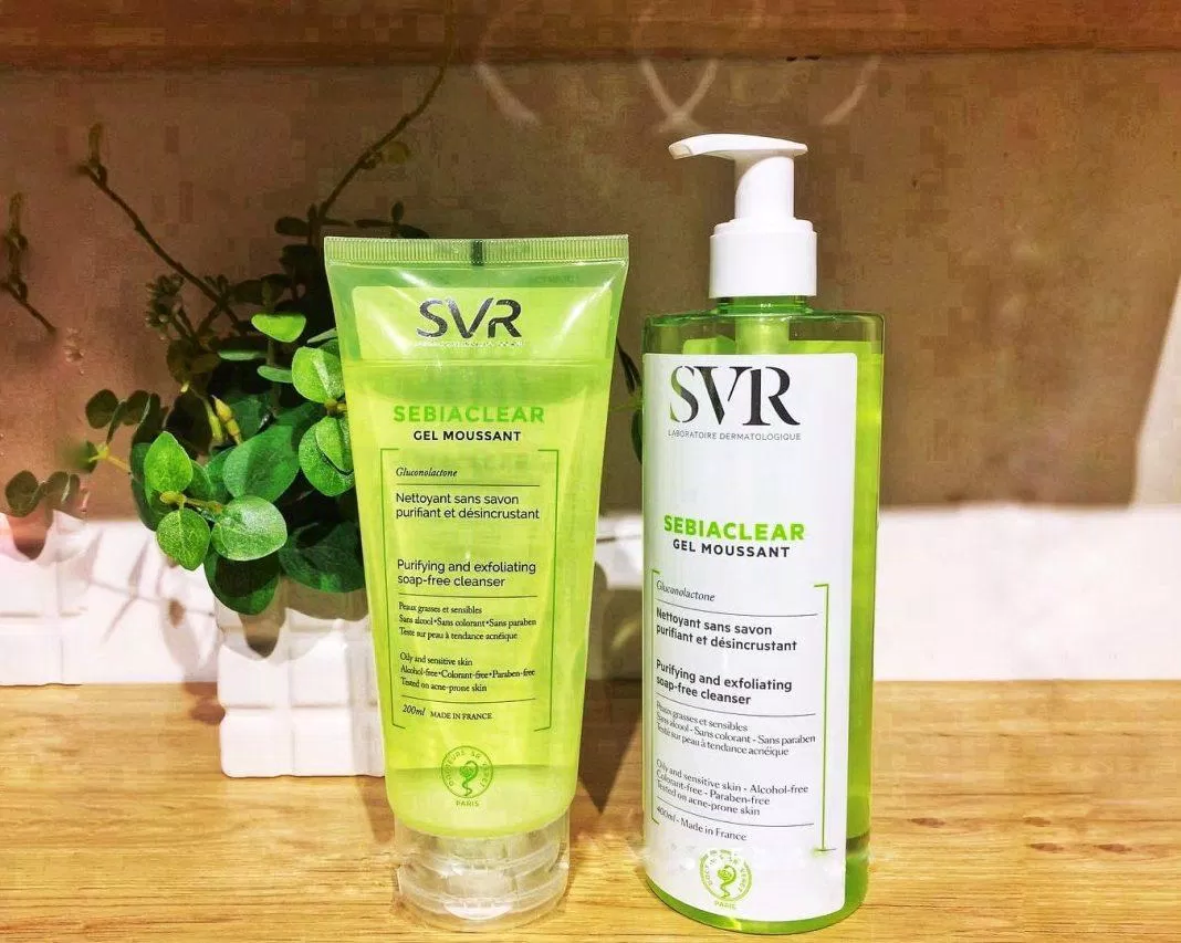 Sữa rửa mặt SVR Sebiaclear Gel Moussant. (Ảnh: internet)