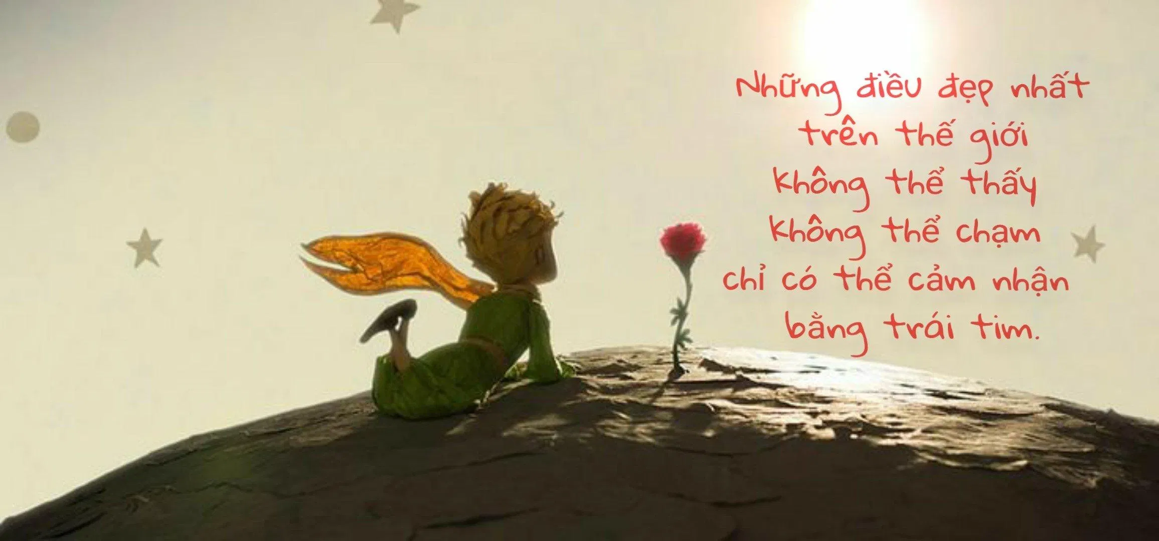 Câu nói trong sách thiếu nhi Hoàng Tử Bé (Nguồn: BlogAnChoi).