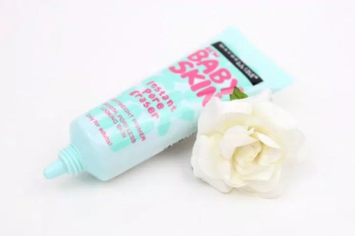 Kem lót Maybeline Skin Baby Skin Pore Eraser đem lại hiệu ứng thu nhỏ lỗ chân lông và ngăn ngừa bóng nhờn. (Nguồn: Internet).