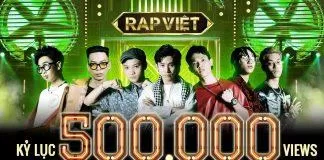 Tập 2 Rap Việt từng lập kỷ lục 570.000 lượt xem trên Youtube. (Ảnh: Internet)