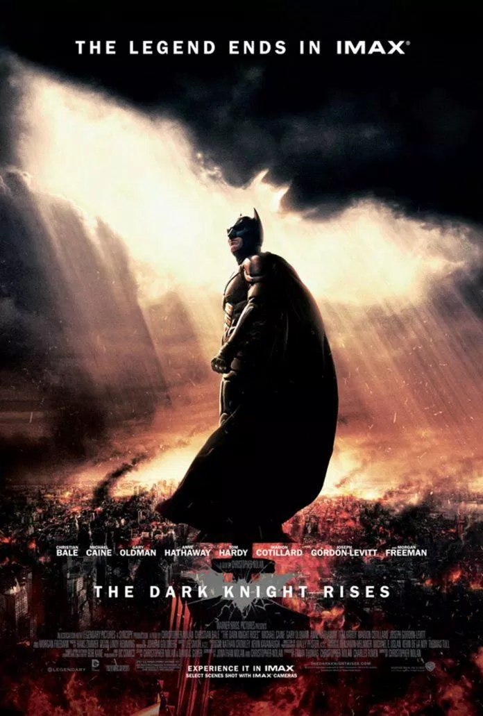 Poster phim The Dark Knight Rises.