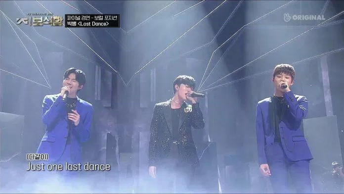 Bộ ba vocal trên sân khấu cover “Last Dance” (BIGBANG) (Nguồn: Internet).