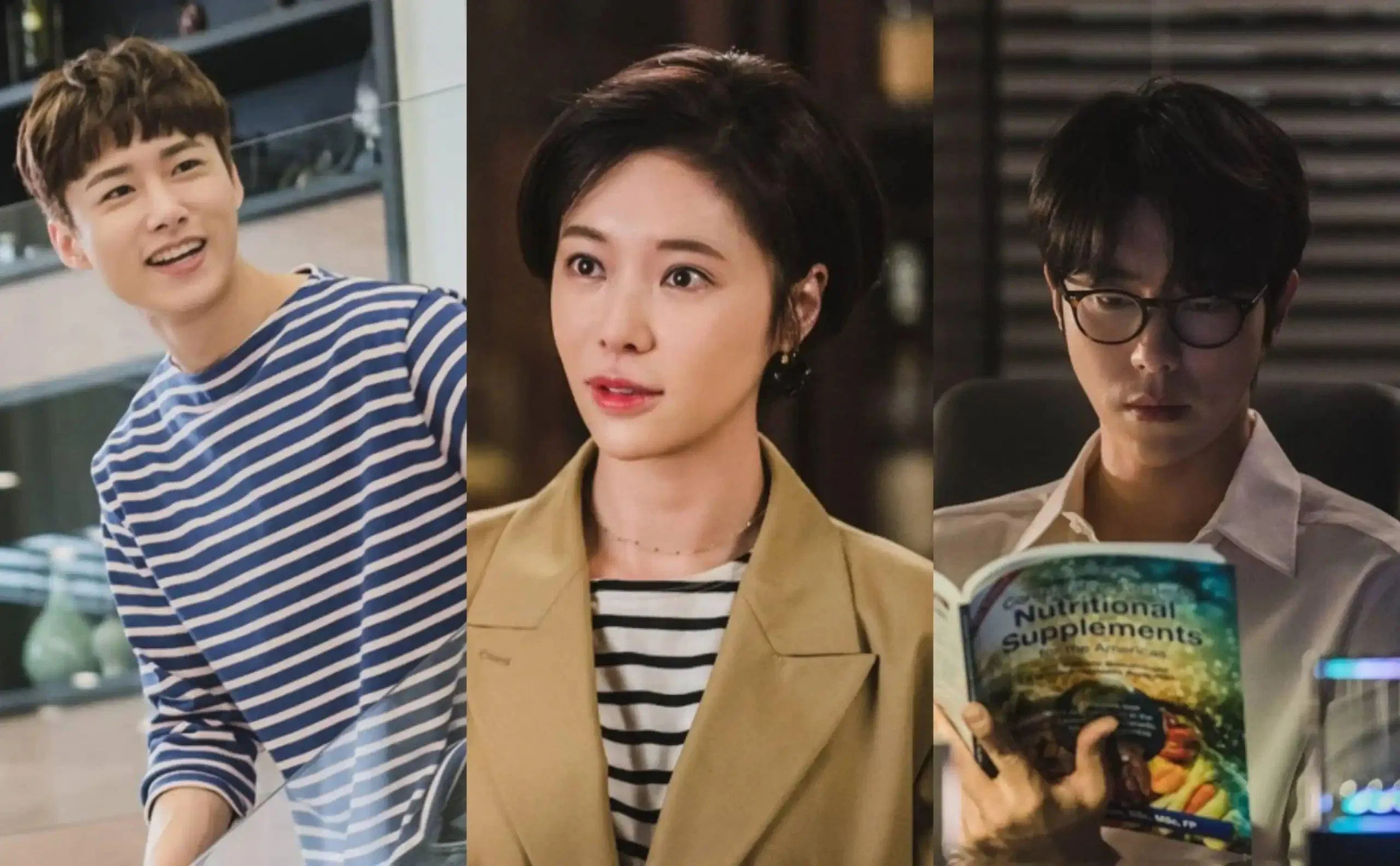 Tạo hình nhân vật trong phim của Seo Ji Hoon, Hwang Jung Eum và Yoon Hyun Min (từ trái qua phải) (Nguồn: Internet).