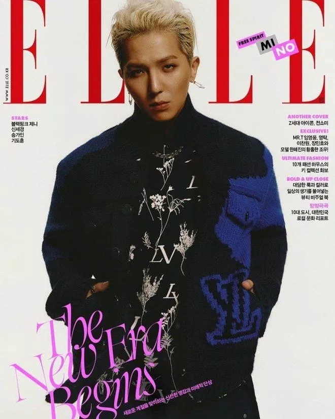 Mino (WINNER) trong trang bìa ver số 1 (Nguồn: Internet)