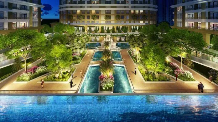 Mô hình không gian xanh của Sunshine Garden (Ảnh: Internet)