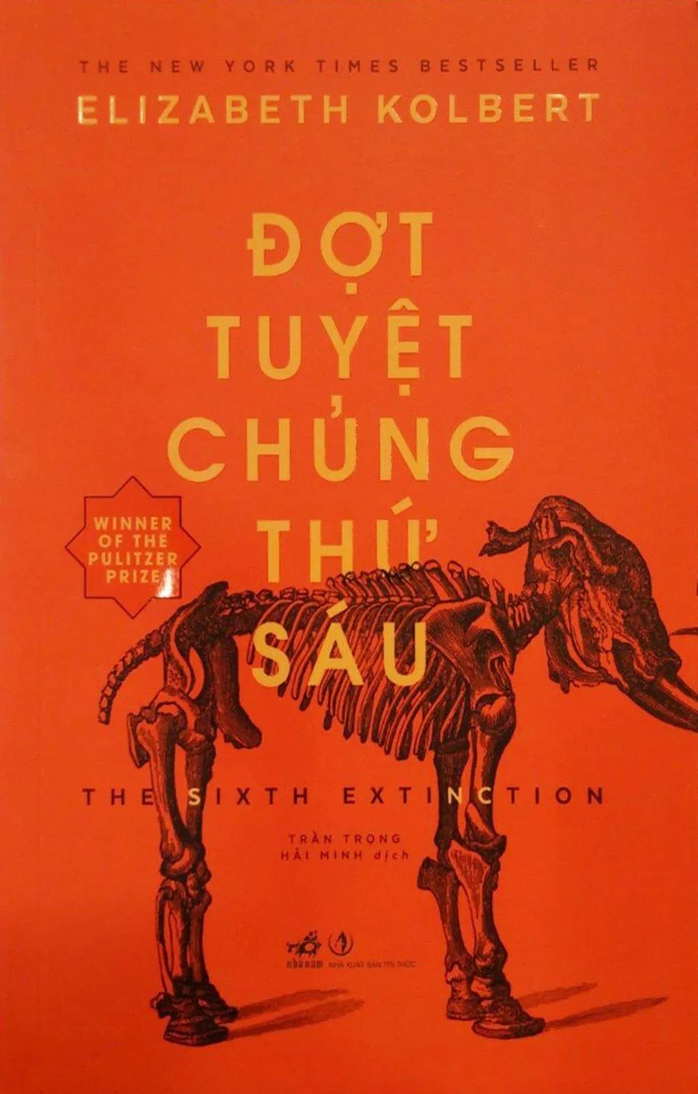 Ảnh bìa sách Đợt tuyệt chủng thứ sáu. (Ảnh: Internet)